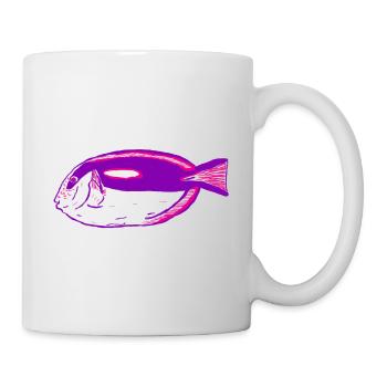 Doctorfisch pink T-Shirt - Mug - white - Right