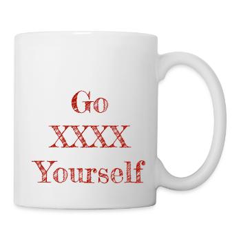 Va te faire foutre - Mug blanc - blanc - Droite