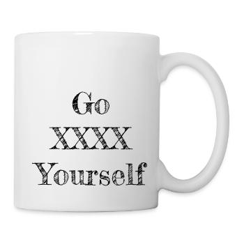 Va te faire foutre - Mug blanc - blanc - Droite