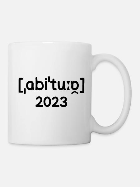 Abitur 2023 - Tasse - Weiß