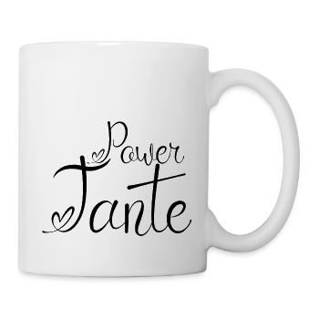 Tante de puissance Black1 - Mug blanc - blanc - Droite