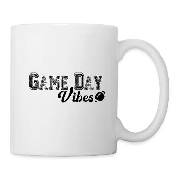 Game Day Vibes Football Sport Gift - Mug - white - Right