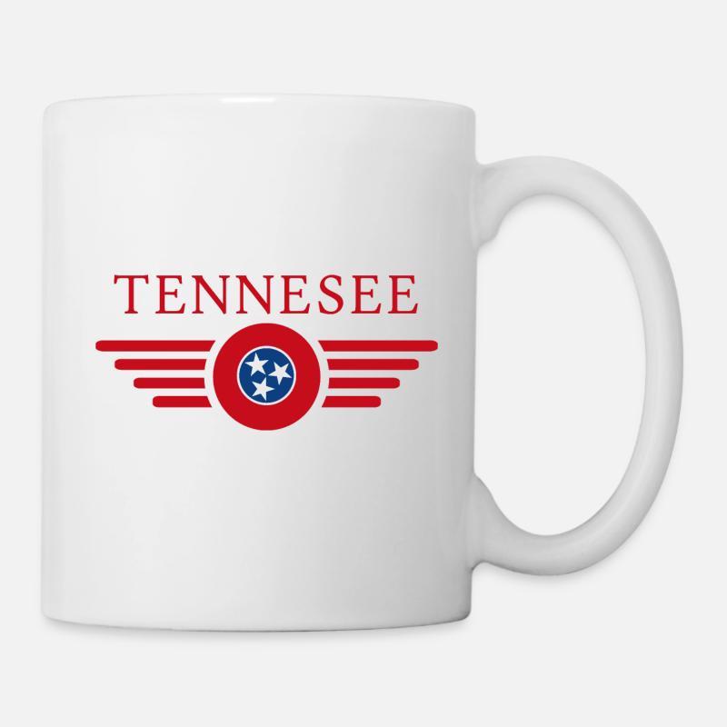 États-Unis États du Tennessee - Mug blanc - blanc