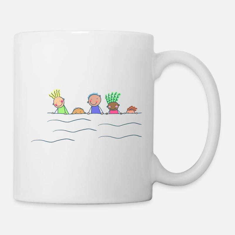 Neugierde der Kinder - Tasse - Weiß