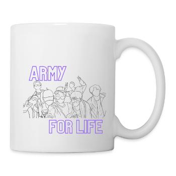 Army for life - Mug blanc - blanc - Droite