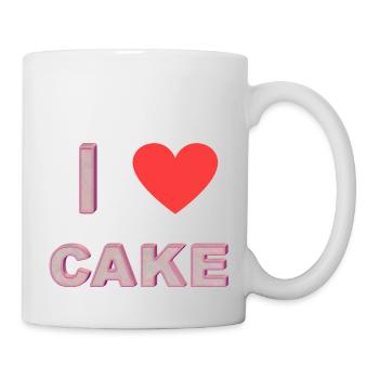 J’adore Cake - Mug blanc - blanc - Droite