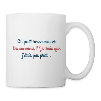 Love & Beard - On peut recommencer... - Mug blanc - blanc - Droite