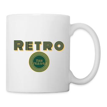 Retro - Tasse - Weiß - Rechts