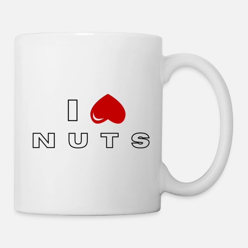 Je déteste les noix - Mug blanc - blanc