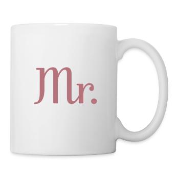 Mr. Matching Couple Engagement Wedding Honeymoon - Mug - white - Right