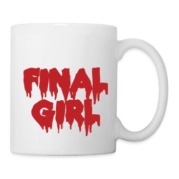 FINAL Girl Horror Film Geschenkidee - Tasse - Weiß - Rechts