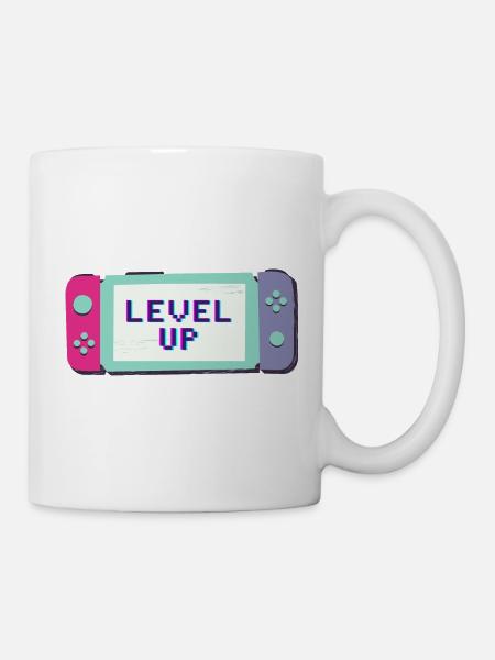 switch level up - Mug blanc - blanc