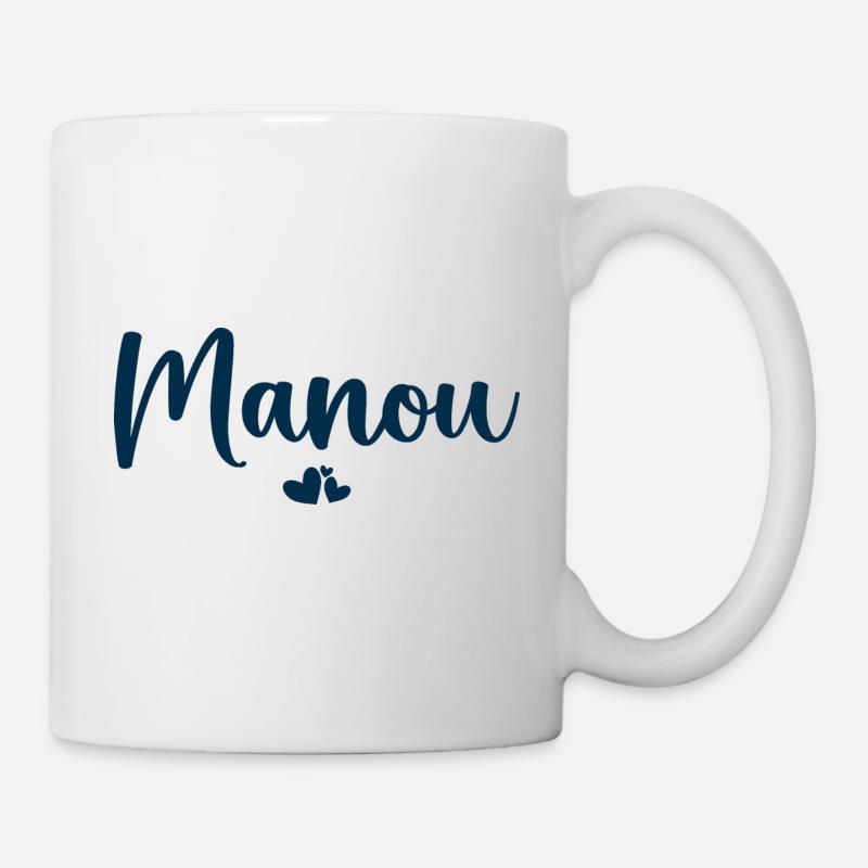Manou - Mug blanc - blanc