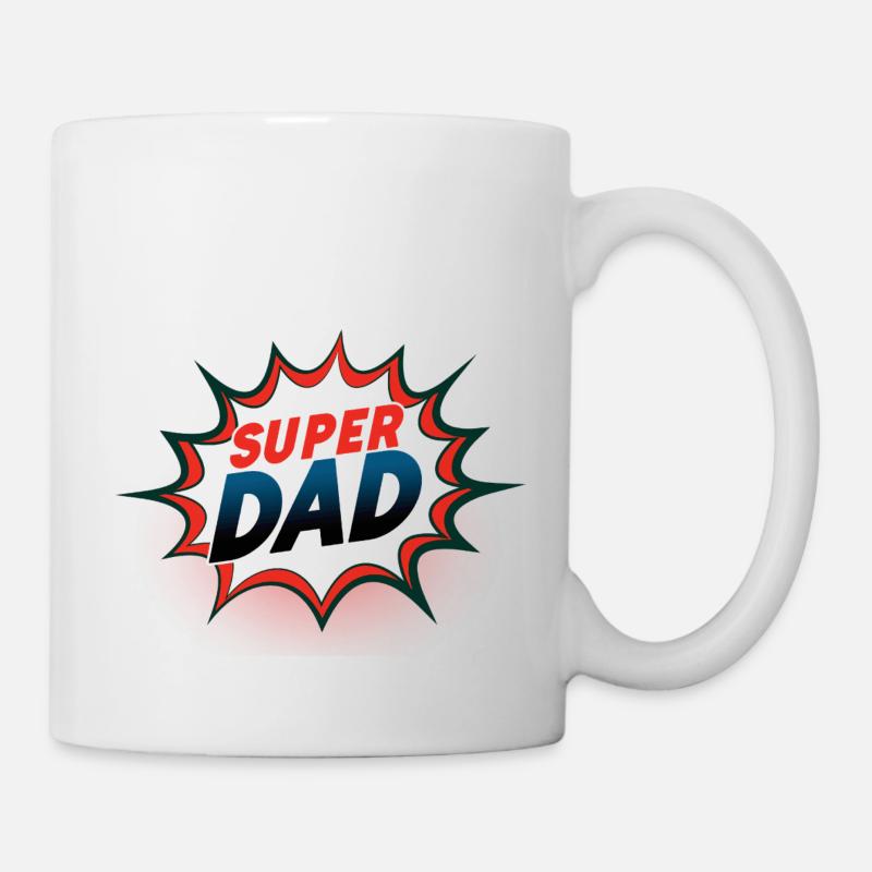 Super Dad - Tasse - Weiß