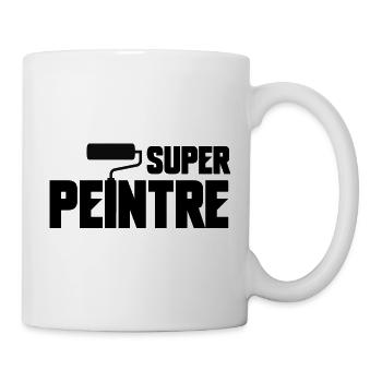 super peintre - Mug blanc - blanc - Droite