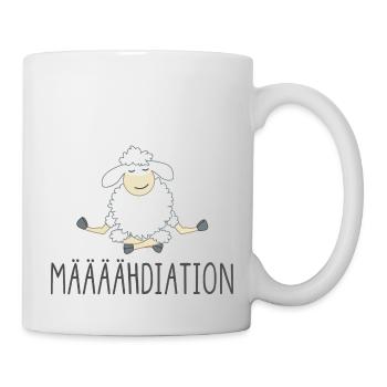 Määähdiation versus Mediation - Tasse - Weiß - Rechts