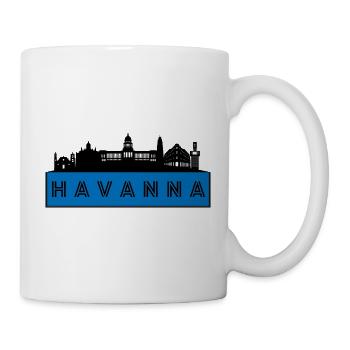 Stadt Havanna - Kuba - Tasse - Weiß - Rechts