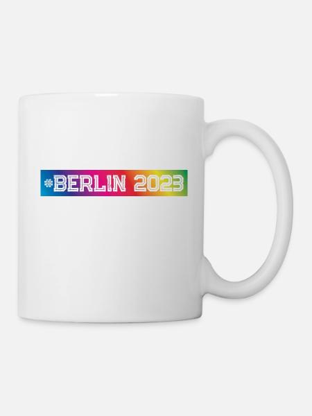 Berlin 2023 Bunt - Tasse - Weiß