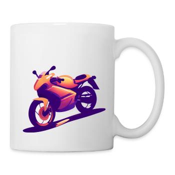 Motorcycle Motorcycle Fan Motorcross Motorcyclists - Mug - white - Right