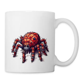 Drôle de petite araignée comique mignonne et colorée - Mug blanc - blanc - Droite