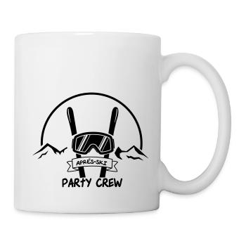 apres ski party crew - Tasse - Weiß - Rechts