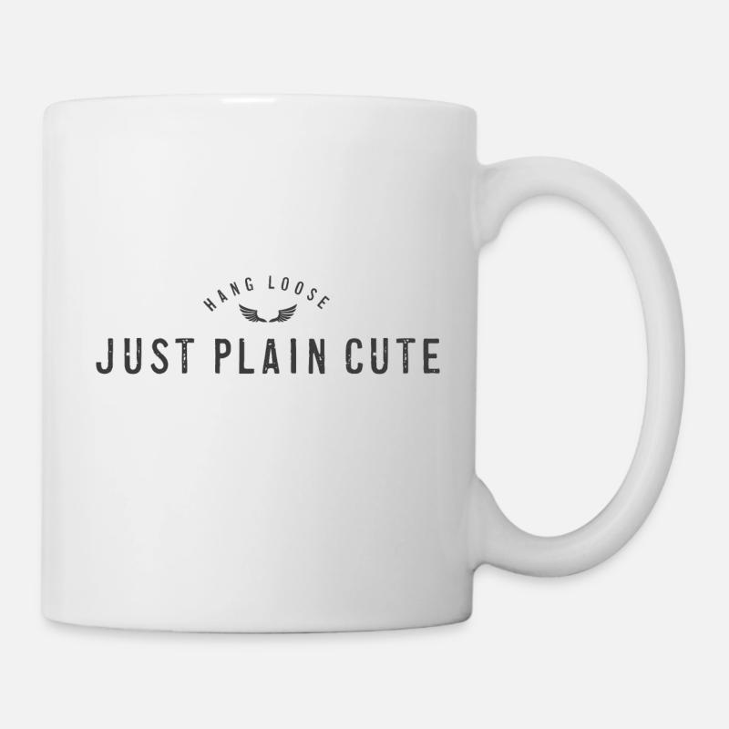 JUST PLAIN CUTE - Mug - white