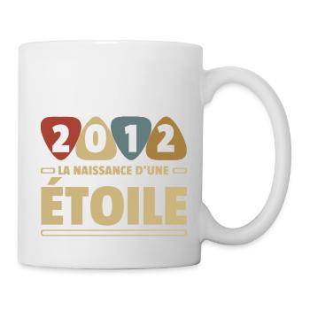 2012 date de naissance / anniversaire année 2012 - Mug blanc - blanc - Droite