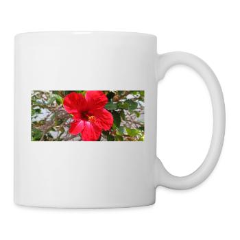 Kanarische Blume - Tasse - Weiß - Rechts