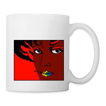 Vulkan 22a - Tasse - Weiß - Rechts