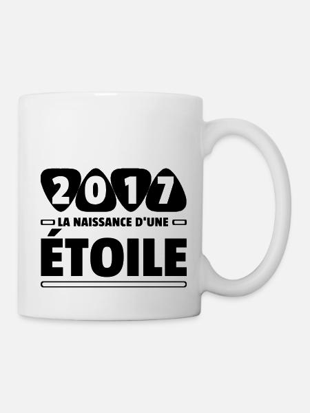 2017 année de naissance / anniversaire année 2017 - Mug blanc - blanc