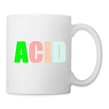 Acid-Trance-Zitat - Tasse - Weiß - Rechts