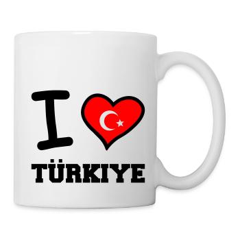I love Türkiye - Mug - white - Right