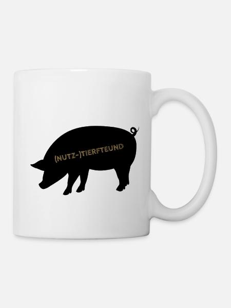 (Nutz-)tierfreund - Tasse - Weiß