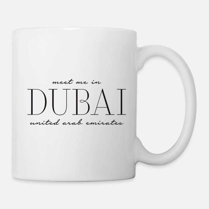 Meet me in Dubai - Tasse - Weiß