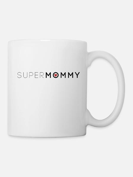 SuperMommy Mama T-shirt - Mug - white