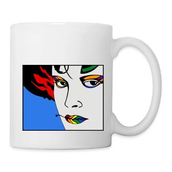 Vulkan 9c - Tasse - Weiß - Rechts