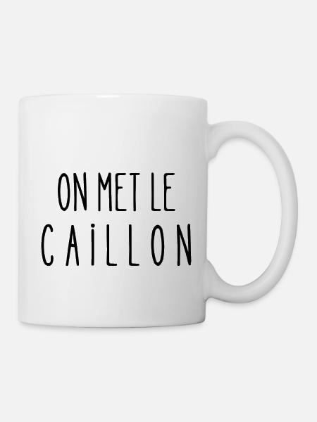 on met le caillon - Mug blanc - blanc