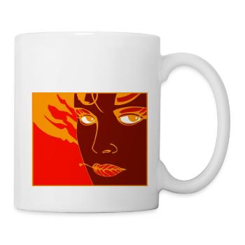 Volcane 34 - Mug blanc - blanc - Droite