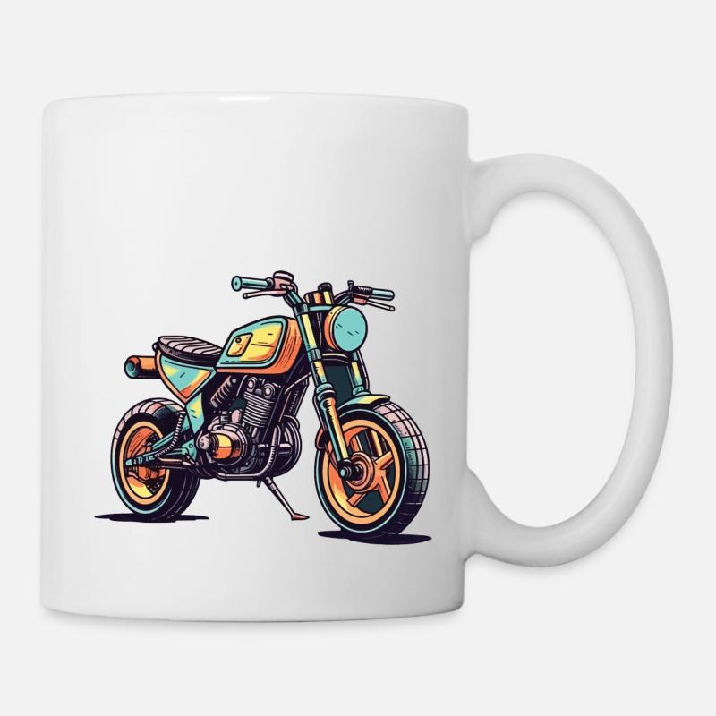 Moto - Mug blanc - blanc