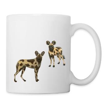 Wildhunde - Tasse - Weiß - Rechts