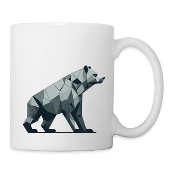 Abstract Bear - Mug - white - Right