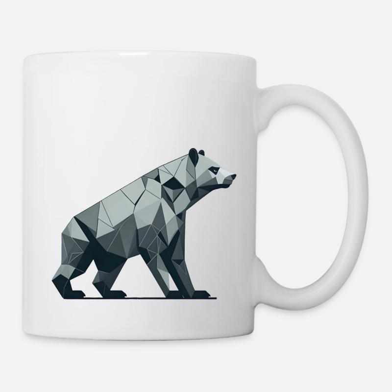 Ours abstrait - Mug blanc - blanc
