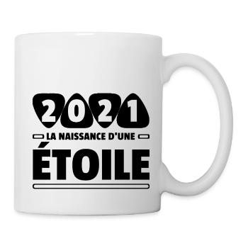 2021 année de naissance / anniversaire année 2021 - Mug blanc - blanc - Droite