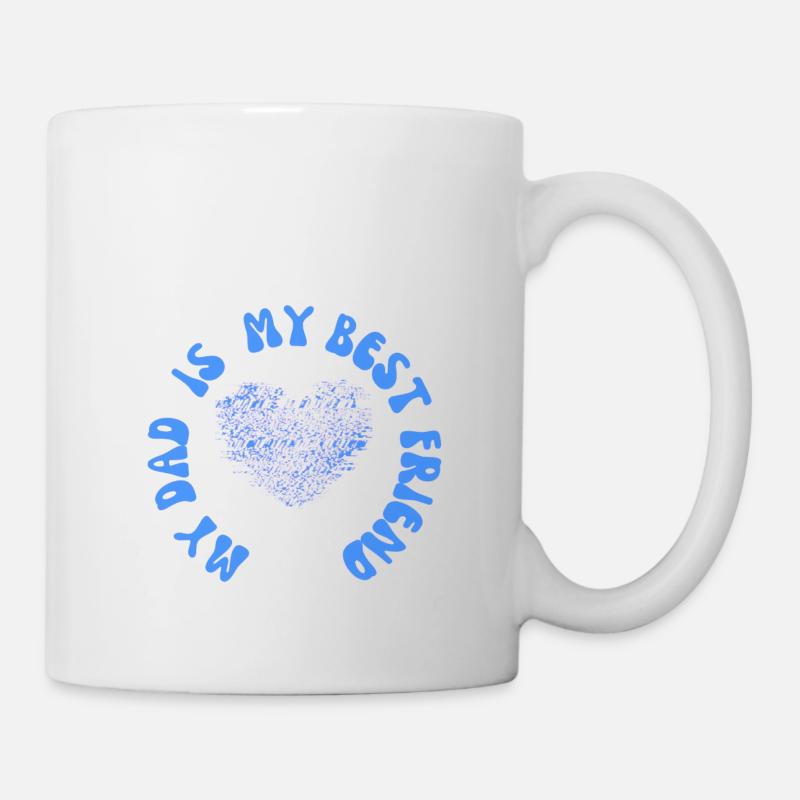 Mon père est mon meilleur ami - Mug blanc - blanc