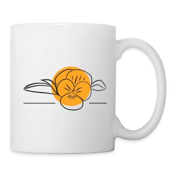 Flower Blume Pflanze - Tasse - Weiß - Rechts
