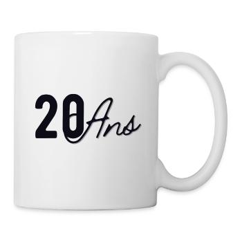 20 Ans - Mug blanc - blanc - Droite