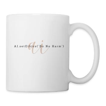 KI-Ethik - Tasse - Weiß - Rechts