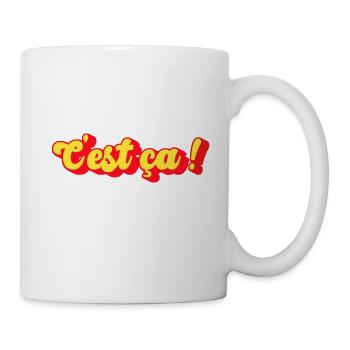 C est ça 001 002 - Mug blanc - blanc - Droite