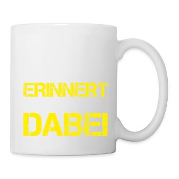 Mallorca WER SICH ERINNERT WAR NICHT DABEI Bier 23 - Tasse - Weiß - Rechts