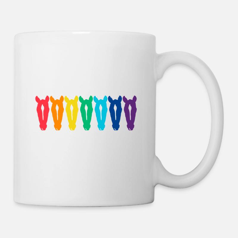 Amudy: Amadeus’Rainbow - Mug blanc - blanc